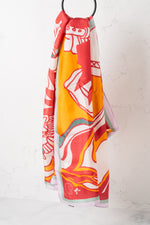 Greek 'Warriors' Silk Scarf