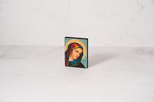 Mini Orthodox Icons ~ Jesus Christ and Mother Mary